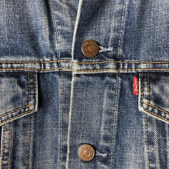 2000'S Levi's 70590-0460 Euro Model Denim Jacket (Men's Size L) cotton blue type Vintage Second Hand