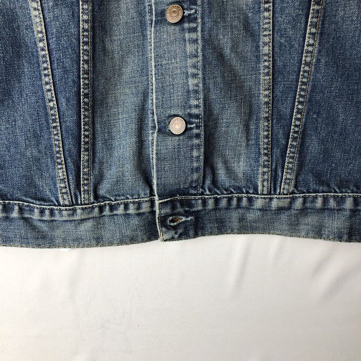 2000'S Levi's 70590-0460 Euro Model Denim Jacket (Men's Size L) cotton blue type Vintage Second Hand