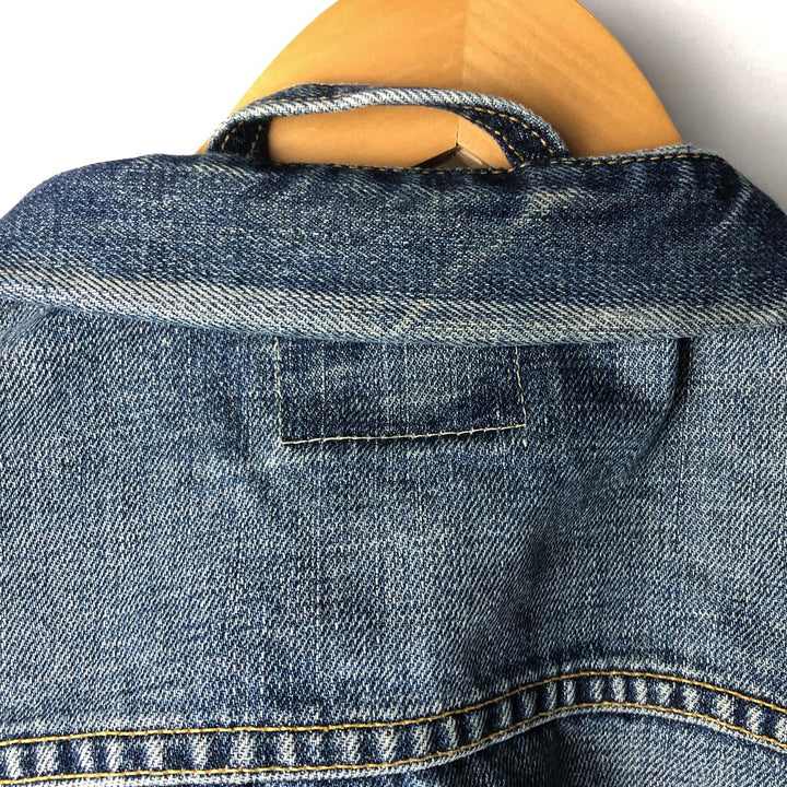 2000'S Levi's 70590-0460 Euro Model Denim Jacket (Men's Size L) cotton blue type Vintage Second Hand