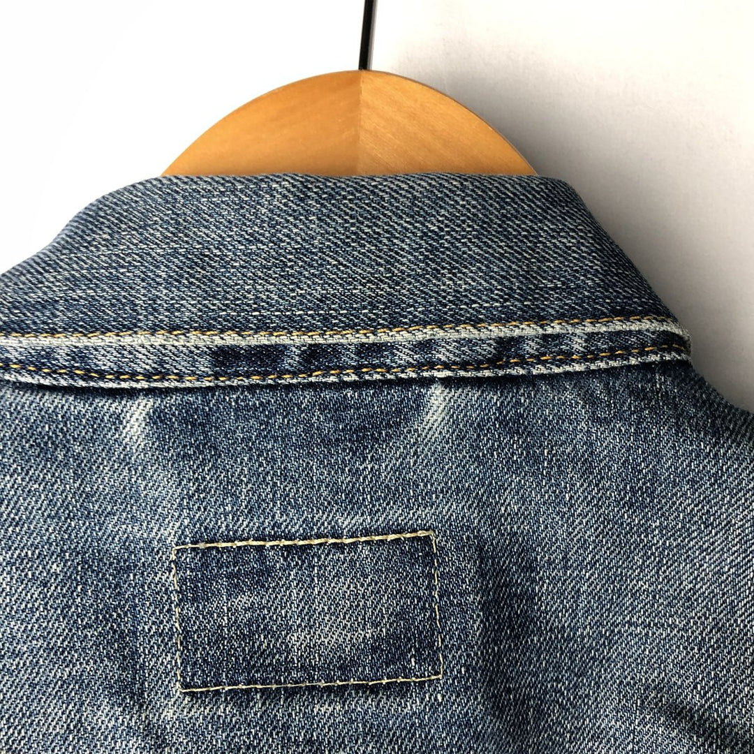 2000'S Levi's 70590-0460 Euro Model Denim Jacket (Men's Size L) cotton blue type Vintage Second Hand