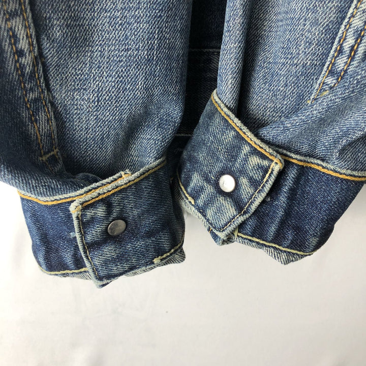 2000'S Levi's 70590-0460 Euro Model Denim Jacket (Men's Size L) cotton blue type Vintage Second Hand