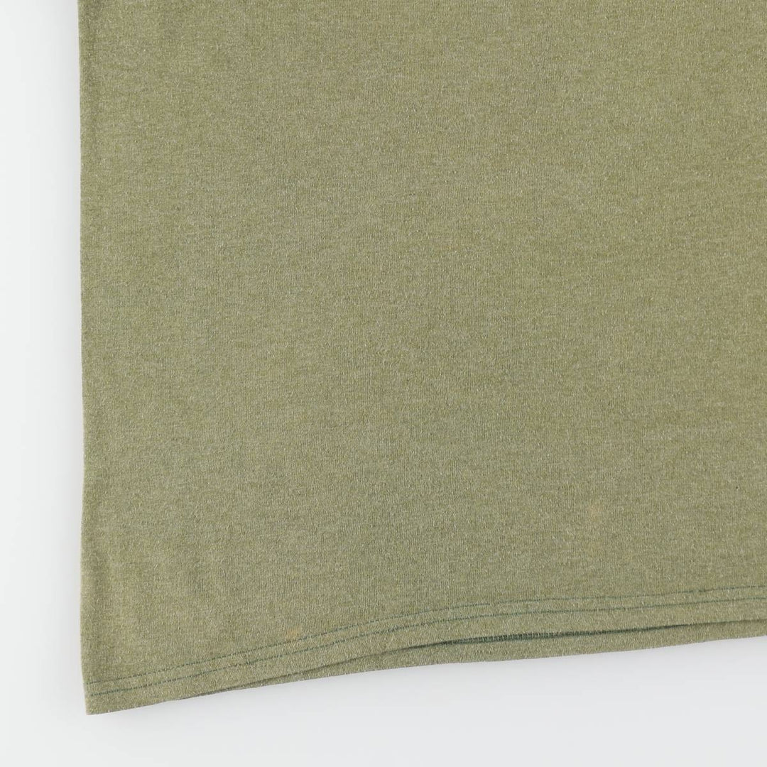 Harley-Davidson Skull Wing Motorcycle T-Shirt, Men's XL cotton Khaki type sage green Vintage Second Hand