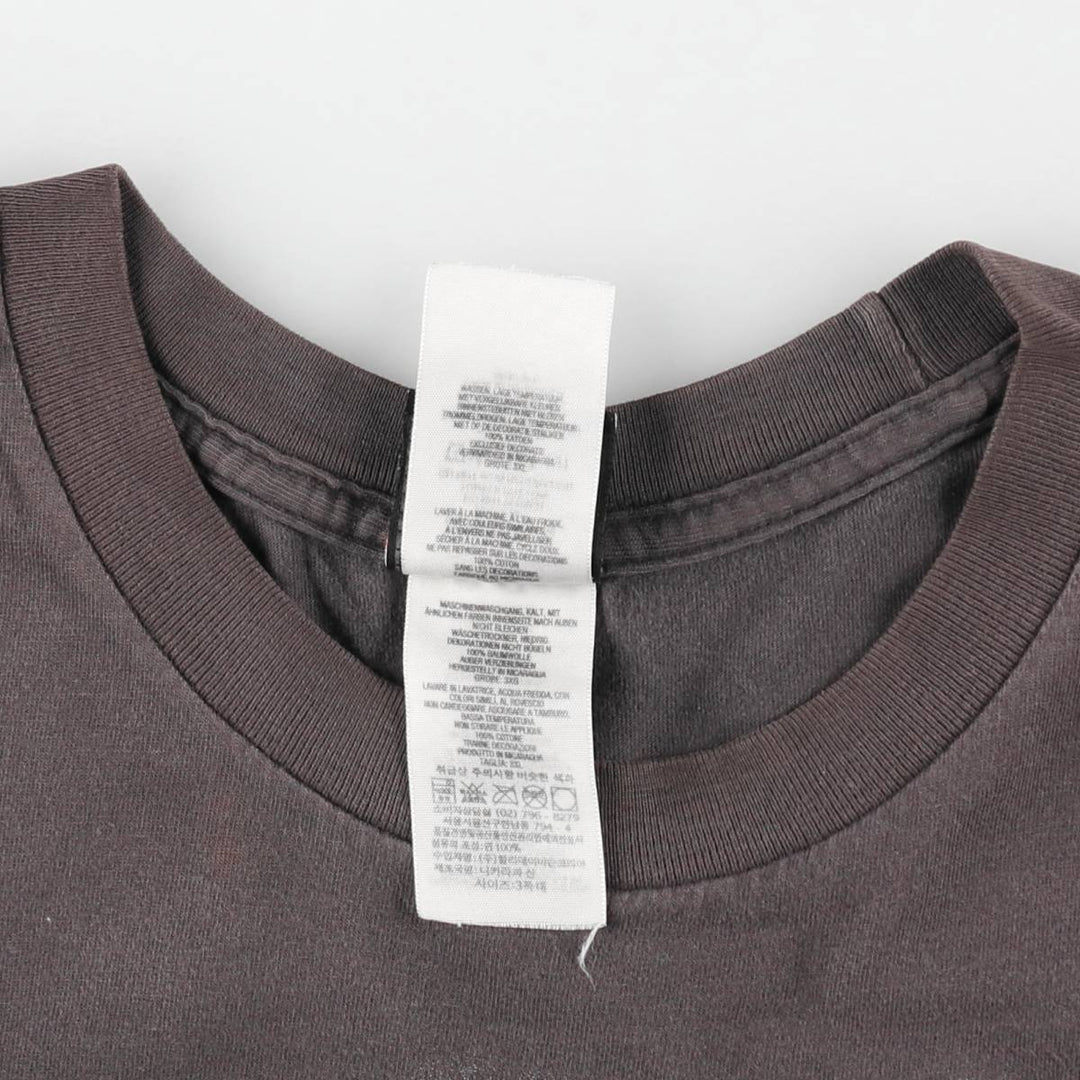 Big size Harley-Davidson motorcycle bike T-shirt for men, equivalent to XXXL cotton Charcoal Vintage Second Hand
