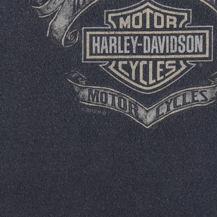 Harley-Davidson Sleeveless Motorcycle Bike T-Shirt, Men's Size XXL (approx.) cotton black type Vintage Second Hand