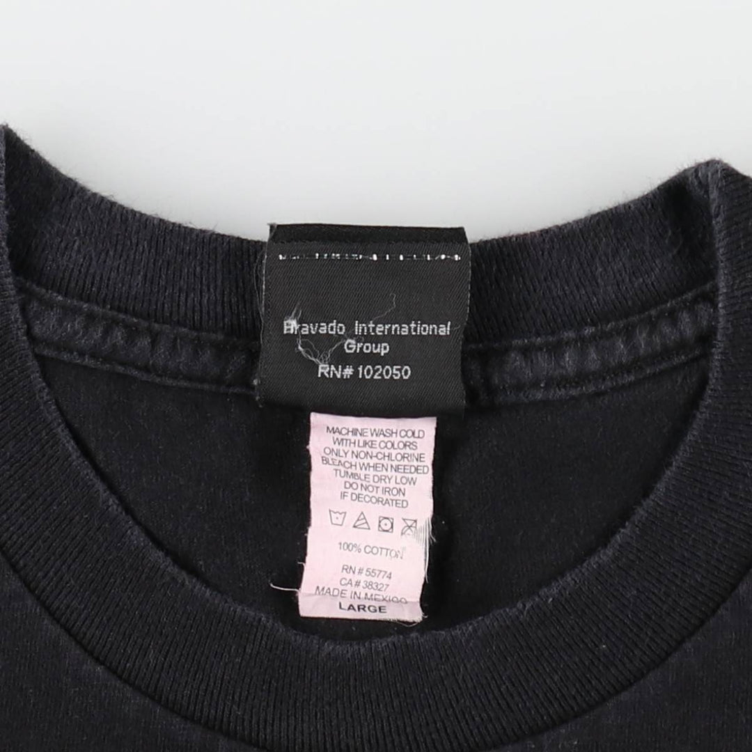 Harley-Davidson Motorcycle Bike T-shirt, Men's Size L cotton black type Vintage Second Hand