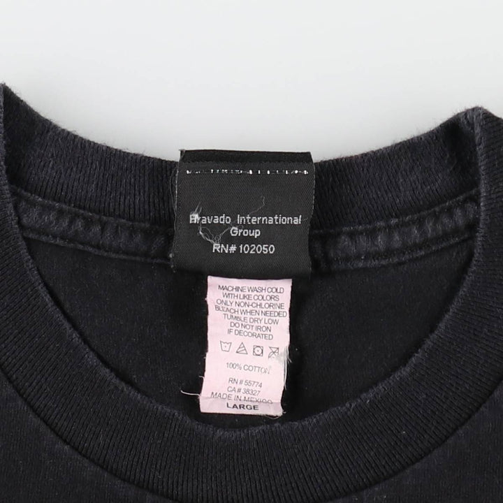 Harley-Davidson Motorcycle Bike T-shirt, Men's Size L cotton black type Vintage Second Hand