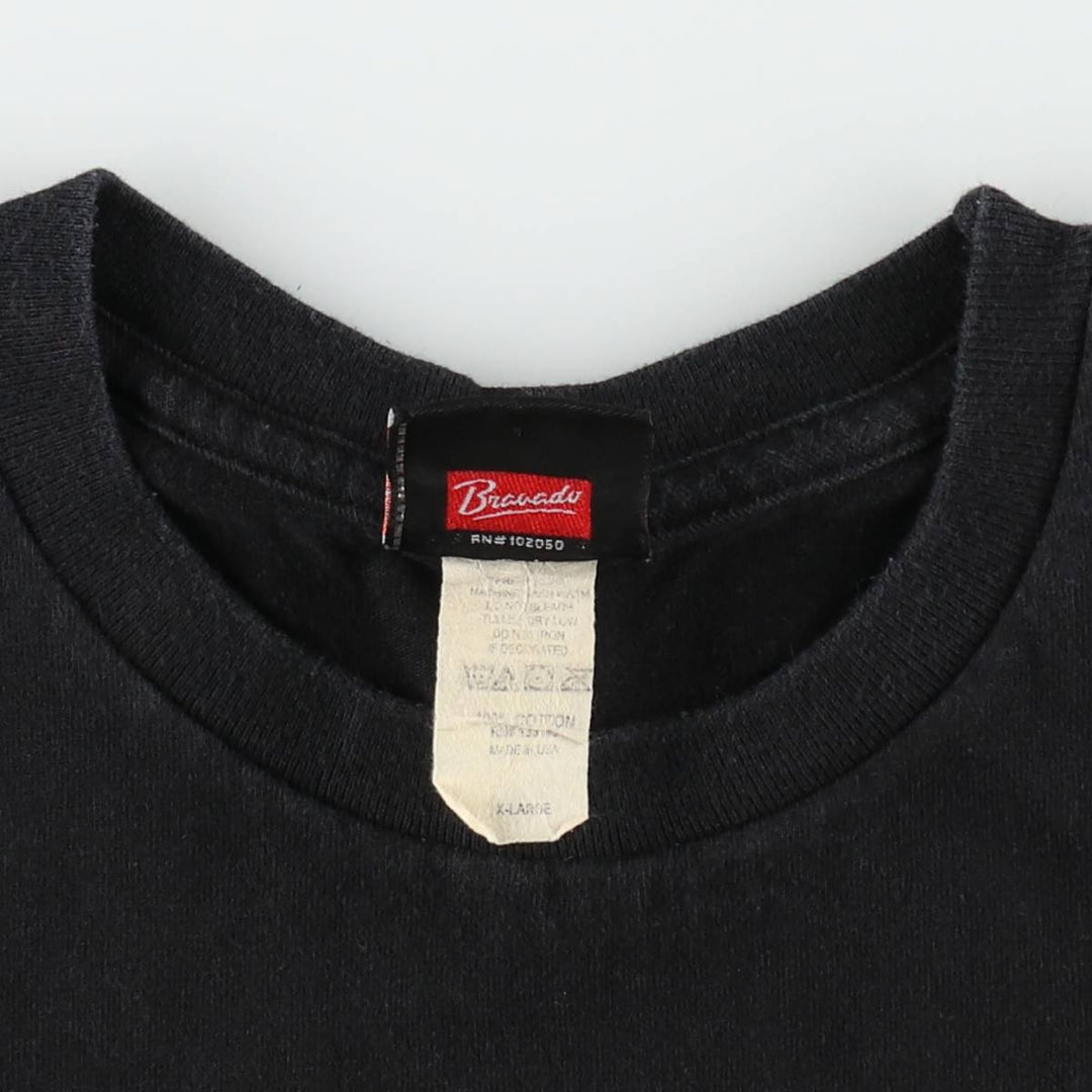 Harley-Davidson Motorcycle Bike T-shirt Made in USA Men's XL cotton black type Vintage Second Hand