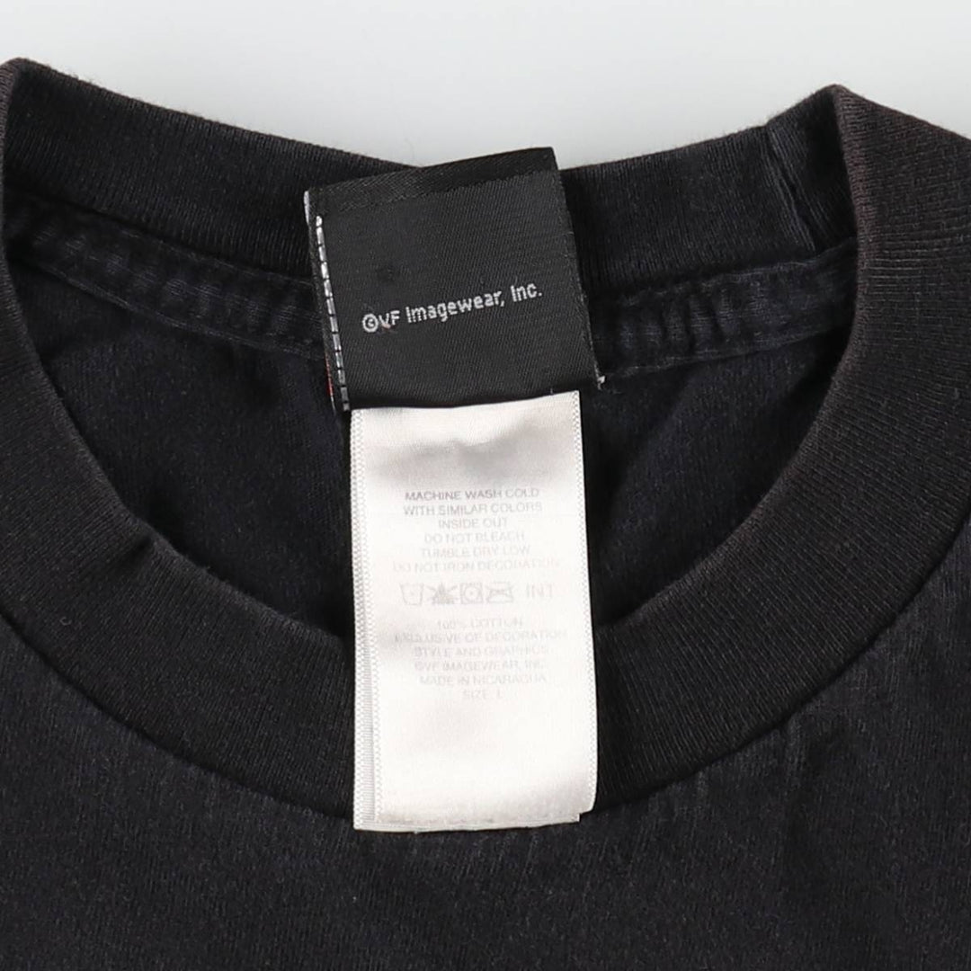 Harley-Davidson Cut-Off Motorcycle Bike T-Shirt, Men's Size L (approx.) cotton black type Vintage Second Hand