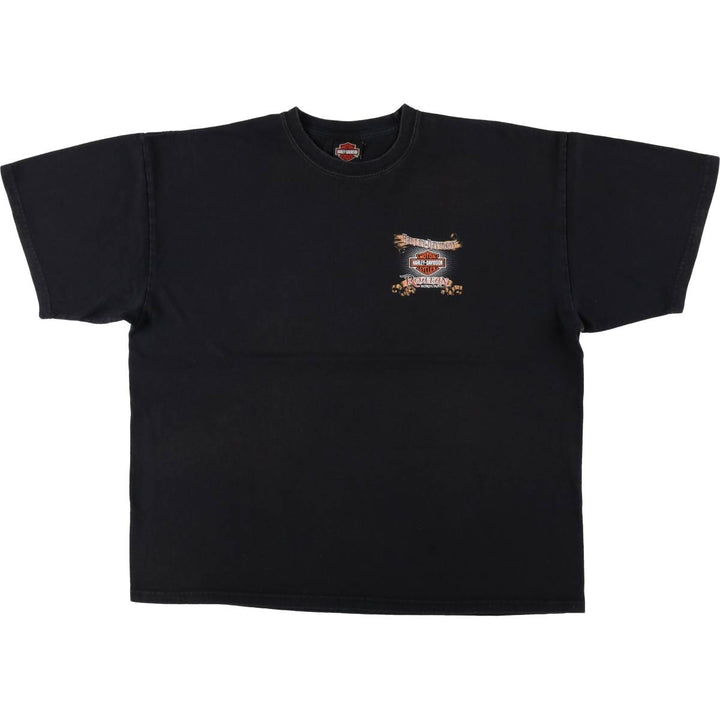 Harley-Davidson Motorcycle Bike T-shirt, Men's XXL cotton black type Vintage Second Hand