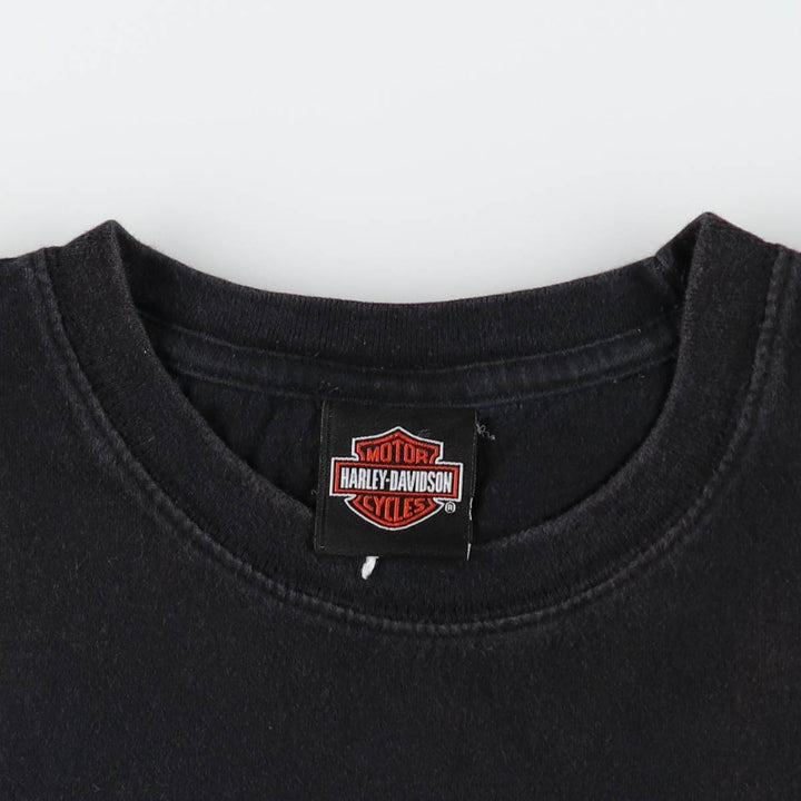 Harley-Davidson Motorcycle Bike T-shirt, Men's XXL cotton black type Vintage Second Hand