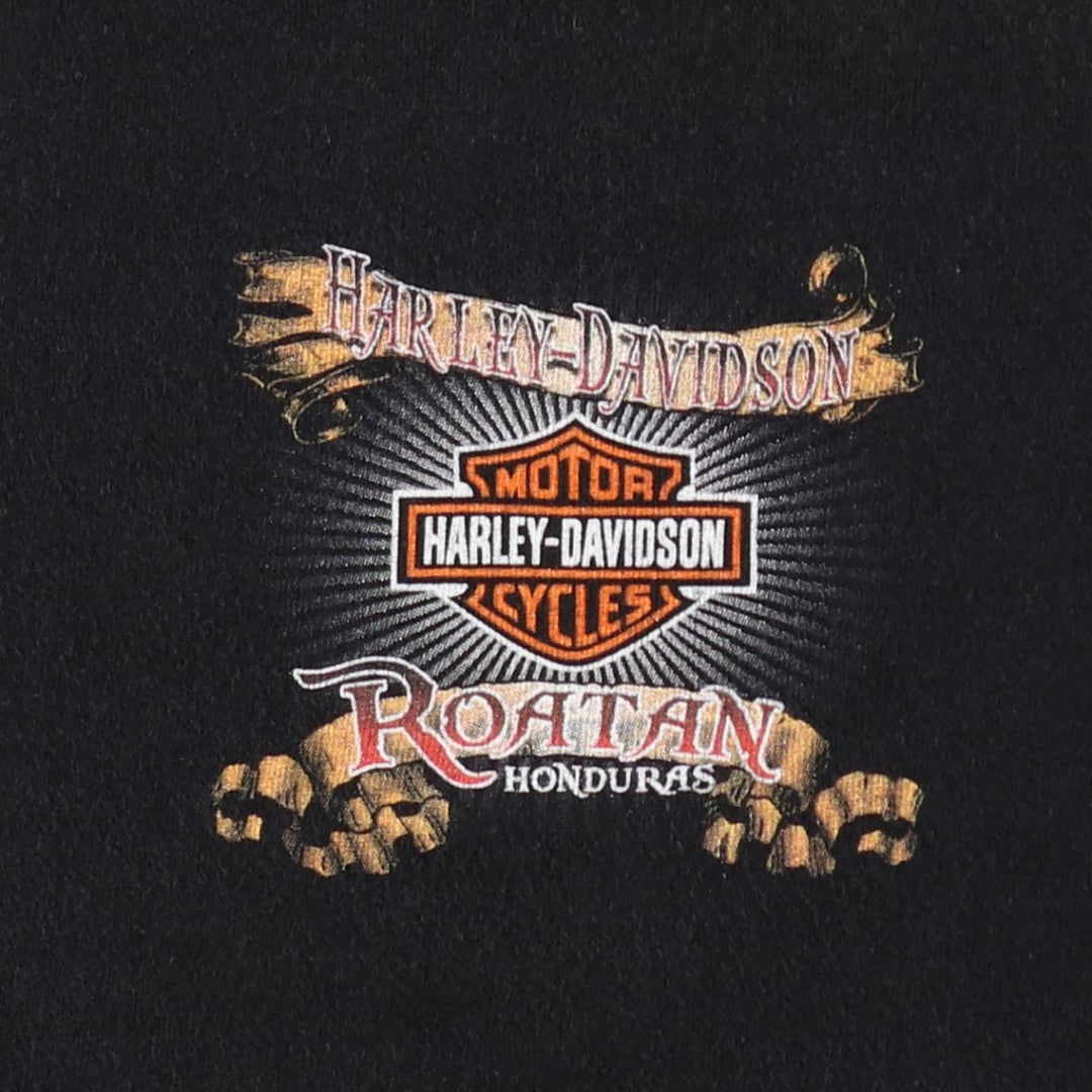 Harley-Davidson Motorcycle Bike T-shirt, Men's XXL cotton black type Vintage Second Hand