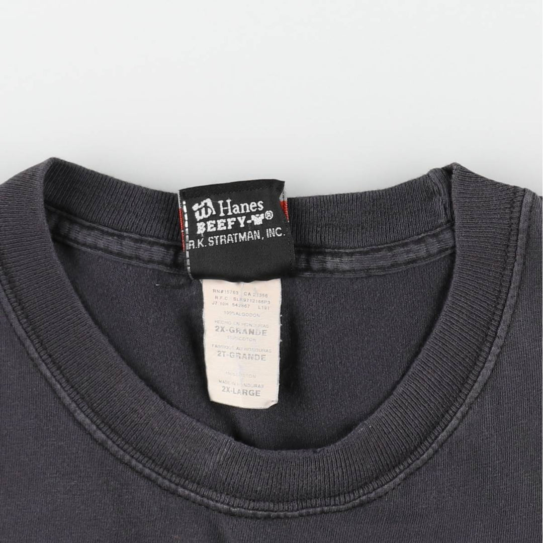 Harley-Davidson Motorcycle T-Shirt, Size 2X-LARGE (Men's XXL equivalent) cotton black type Vintage Second Hand