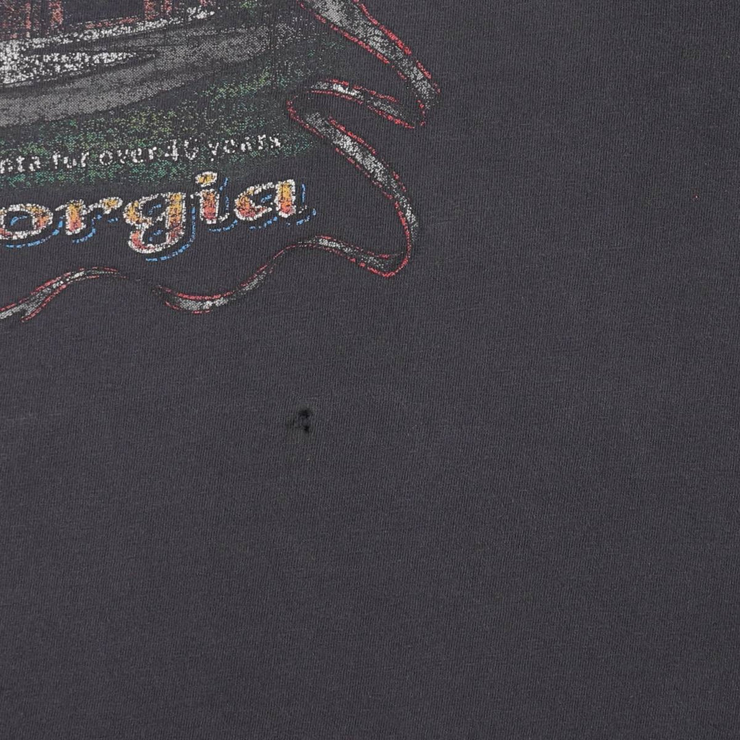 Harley-Davidson Motorcycle T-Shirt, Size 2X-LARGE (Men's XXL equivalent) cotton black type Vintage Second Hand