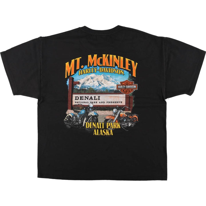 Harley-Davidson Motorcycle Bike T-shirt, Men's XL size cotton black type Vintage Second Hand