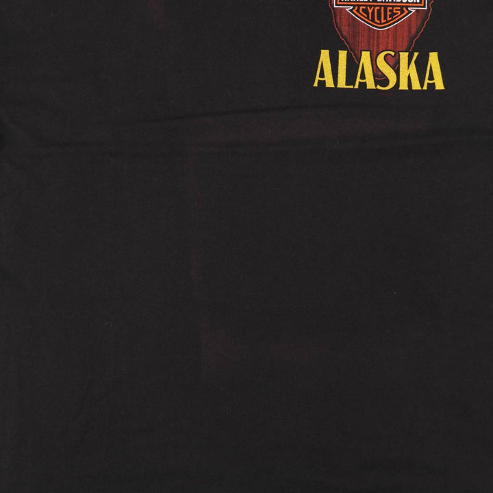 Harley-Davidson Motorcycle Bike T-shirt, Men's XL size cotton black type Vintage Second Hand