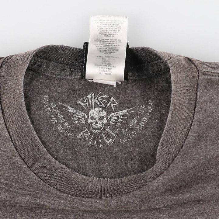 Harley-Davidson Cut-off Motorcycle Bike T-shirt, Men's XL cotton gray type Vintage Second Hand
