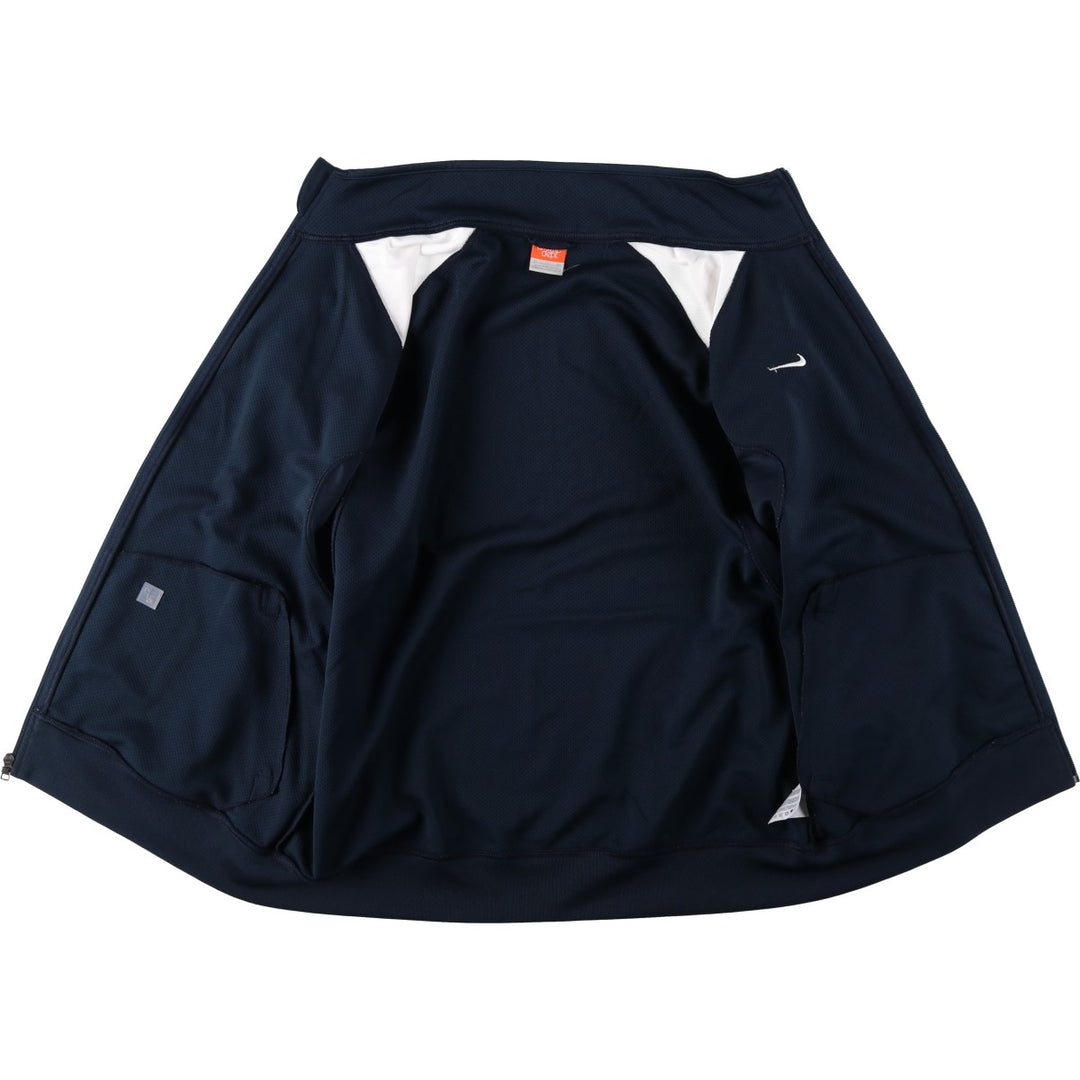2000'S Nike The Athletic Dept. Track Jacket, Men's Size XL polyester navy blue type Vintage Second Hand