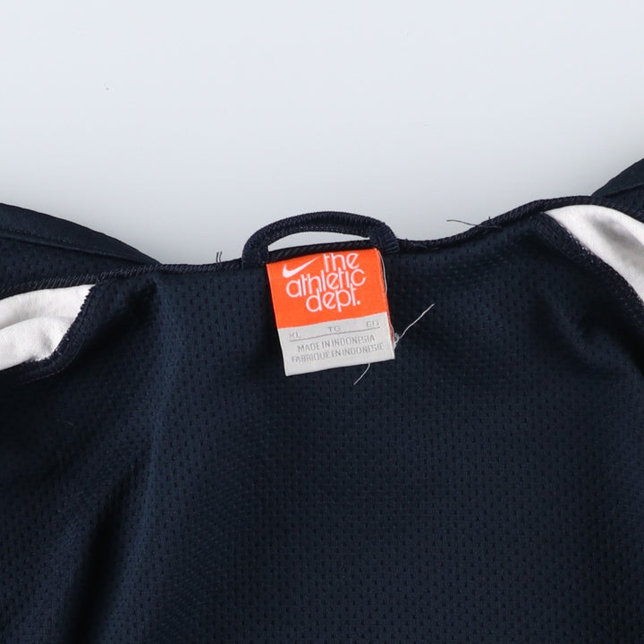 2000'S Nike The Athletic Dept. Track Jacket, Men's Size XL polyester navy blue type Vintage Second Hand
