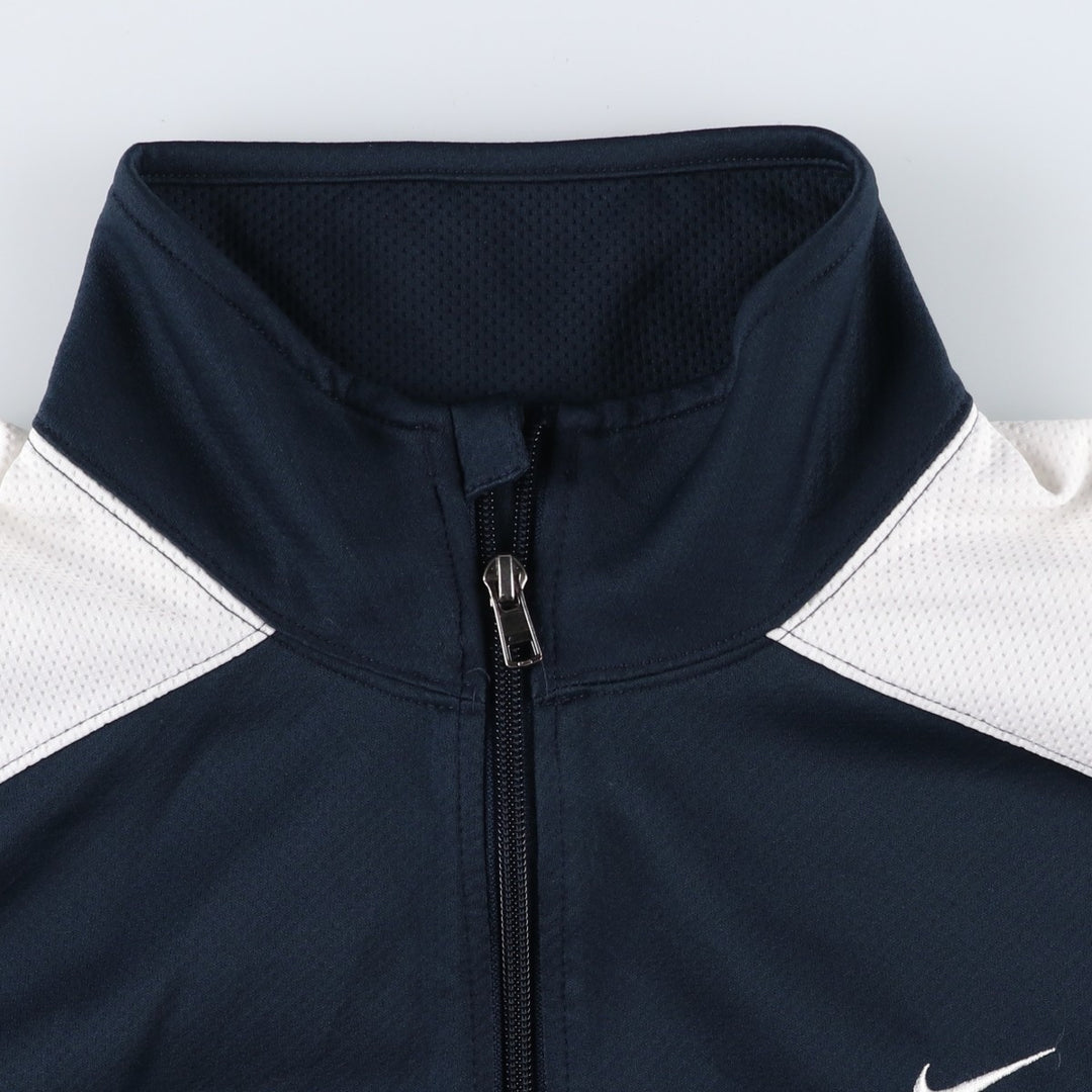 2000'S Nike The Athletic Dept. Track Jacket, Men's Size XL polyester navy blue type Vintage Second Hand