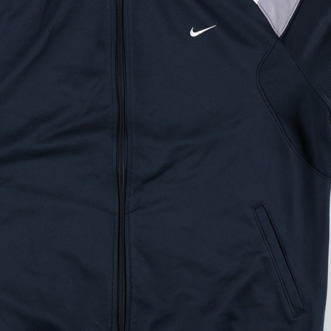 2000'S Nike The Athletic Dept. Track Jacket, Men's Size XL polyester navy blue type Vintage Second Hand