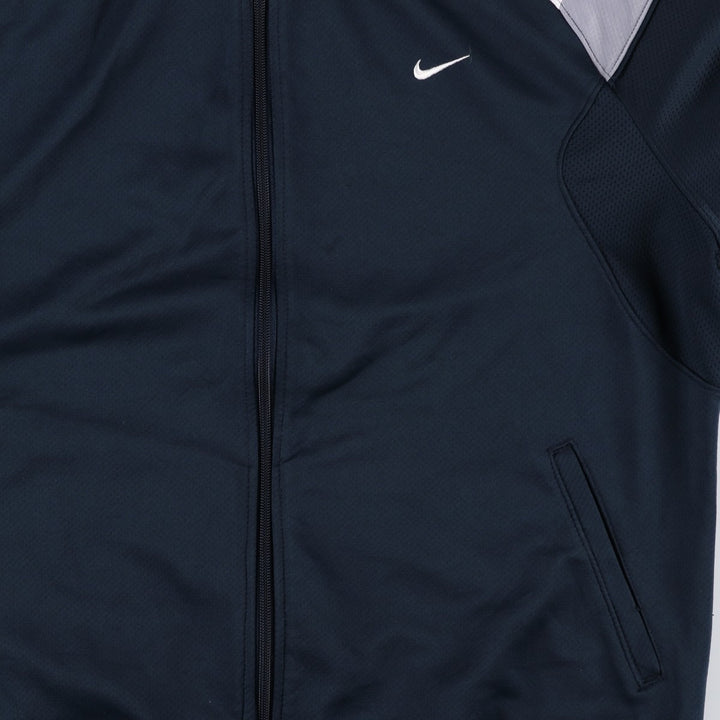 2000'S Nike The Athletic Dept. Track Jacket, Men's Size XL polyester navy blue type Vintage Second Hand