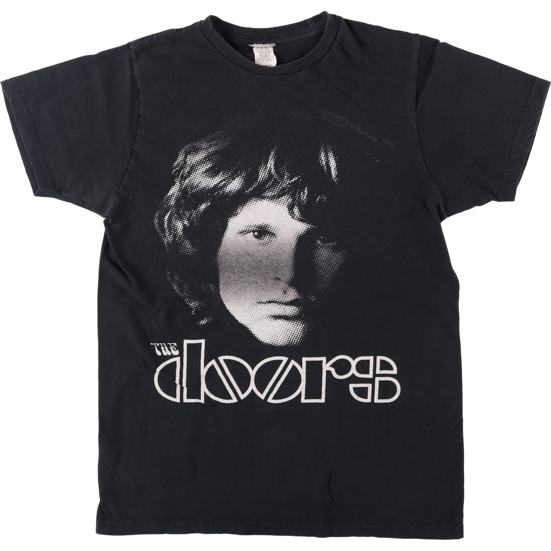 The Doors band t-shirt, men's size M. cotton black type Vintage Second Hand