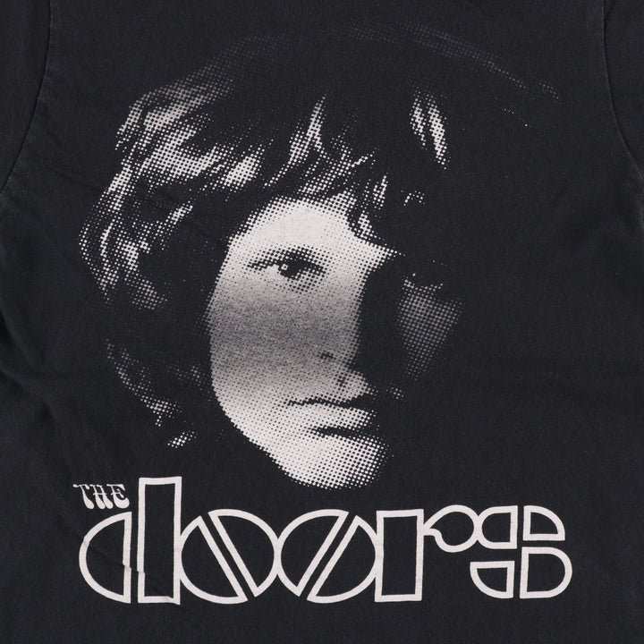 The Doors band t-shirt, men's size M. cotton black type Vintage Second Hand