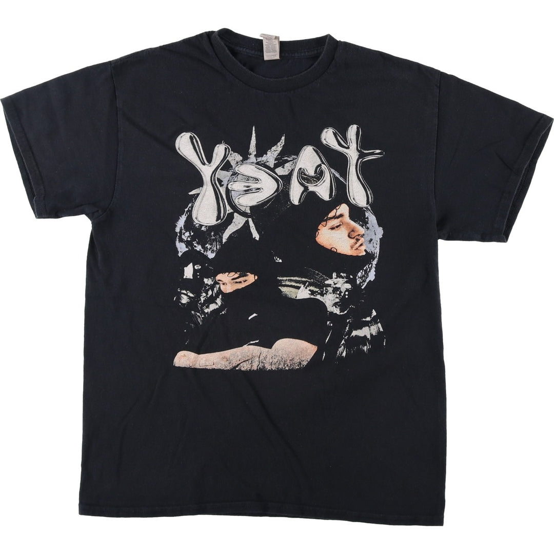 Gildan YEAT Rap T-Shirt, Men's Size M (equivalent) cotton black type Vintage Second Hand