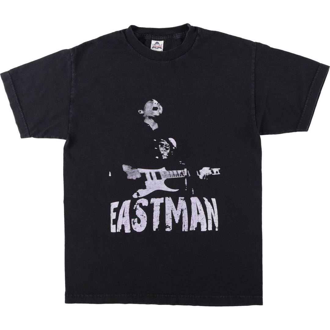 ALSTYLE EASTMAN Advertising T-shirt, Men's Size M (equivalent) cotton black type Vintage Second Hand