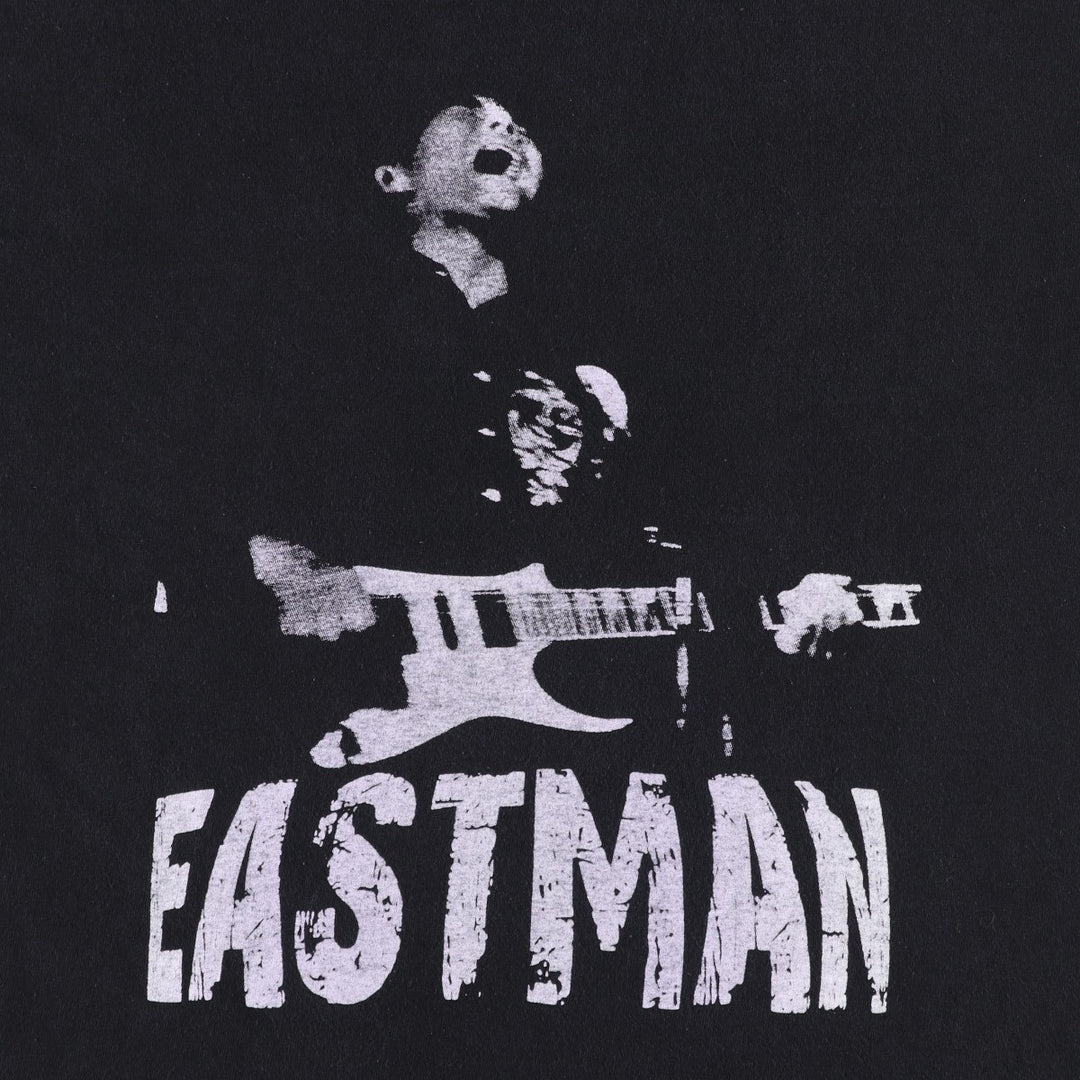 ALSTYLE EASTMAN Advertising T-shirt, Men's Size M (equivalent) cotton black type Vintage Second Hand
