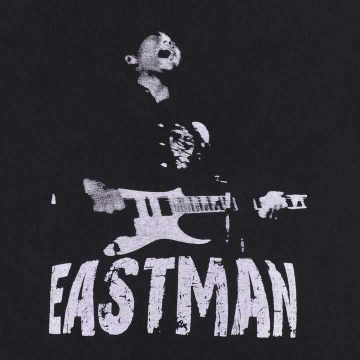 ALSTYLE EASTMAN Advertising T-shirt, Men's Size M (equivalent) cotton black type Vintage Second Hand