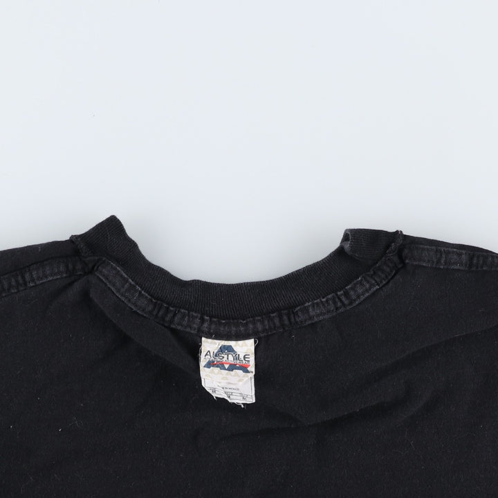 ALSTYLE EASTMAN Advertising T-shirt, Men's Size M (equivalent) cotton black type Vintage Second Hand
