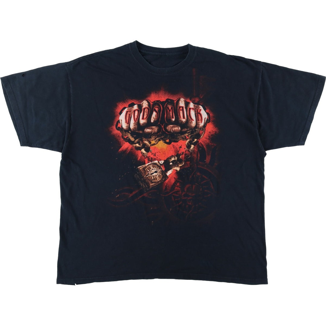 GODSMACK Band T-shirt, Men's XL equivalent. unclear black type Vintage Second Hand