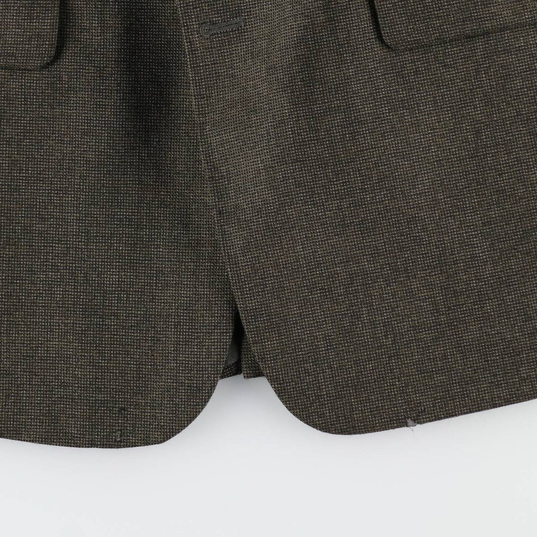Brooks Brothers wool tailored jacket, men's size M (approx.) wool Khaki type Vintage Second Hand