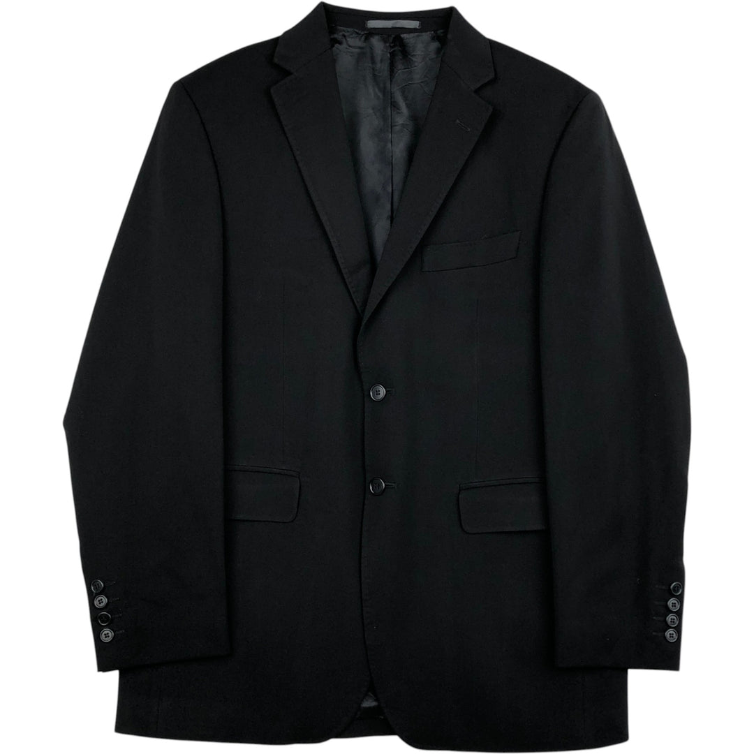 Pierre Cardin wool tailored jacket, men's size L wool black type Vintage Second Hand