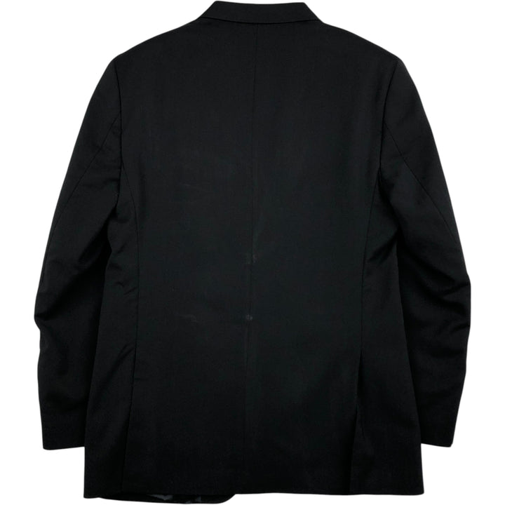 Pierre Cardin wool tailored jacket, men's size L wool black type Vintage Second Hand