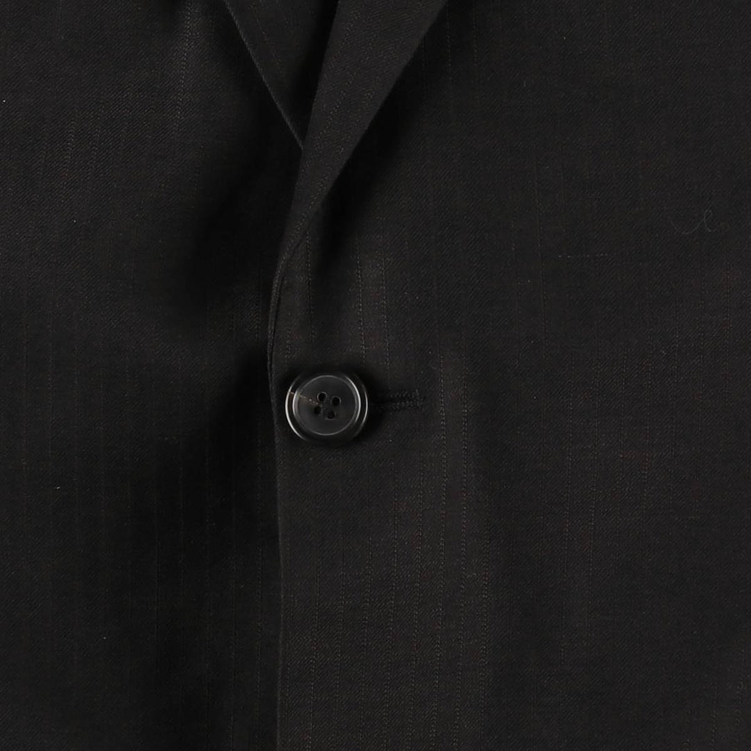 Hugo Boss Striped Wool Tailored Jacket, Men's Size M wool brown type Vintage Second Hand