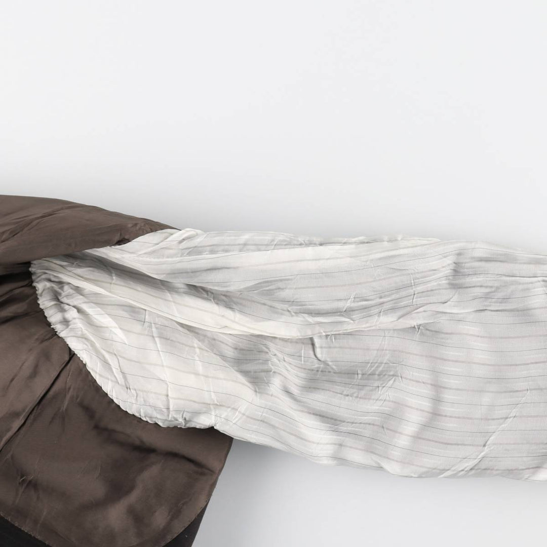 Hugo Boss Striped Wool Tailored Jacket, Men's Size M wool brown type Vintage Second Hand