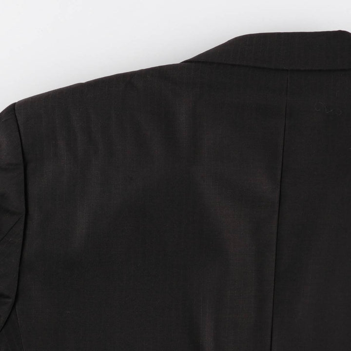 Hugo Boss Striped Wool Tailored Jacket, Men's Size M wool brown type Vintage Second Hand