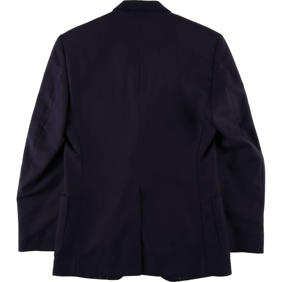 BURTON wool tailored jacket, made in England, men's size M. wool navy blue type Vintage Second Hand