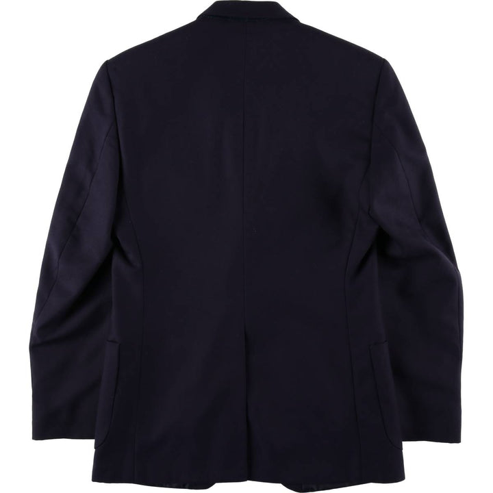 BURTON wool tailored jacket, made in England, men's size M. wool navy blue type Vintage Second Hand