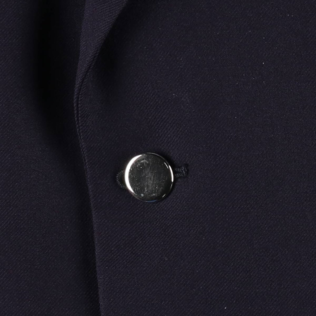 BURTON wool tailored jacket, made in England, men's size M. wool navy blue type Vintage Second Hand