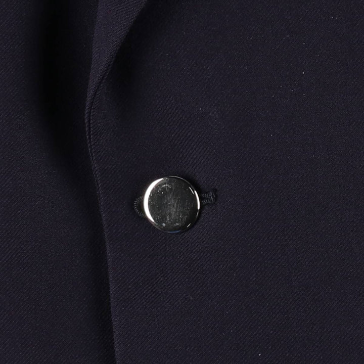 BURTON wool tailored jacket, made in England, men's size M. wool navy blue type Vintage Second Hand