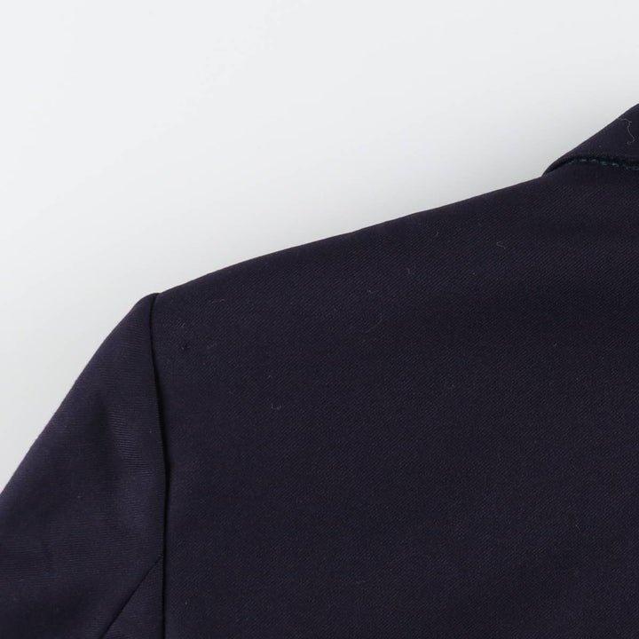BURTON wool tailored jacket, made in England, men's size M. wool navy blue type Vintage Second Hand
