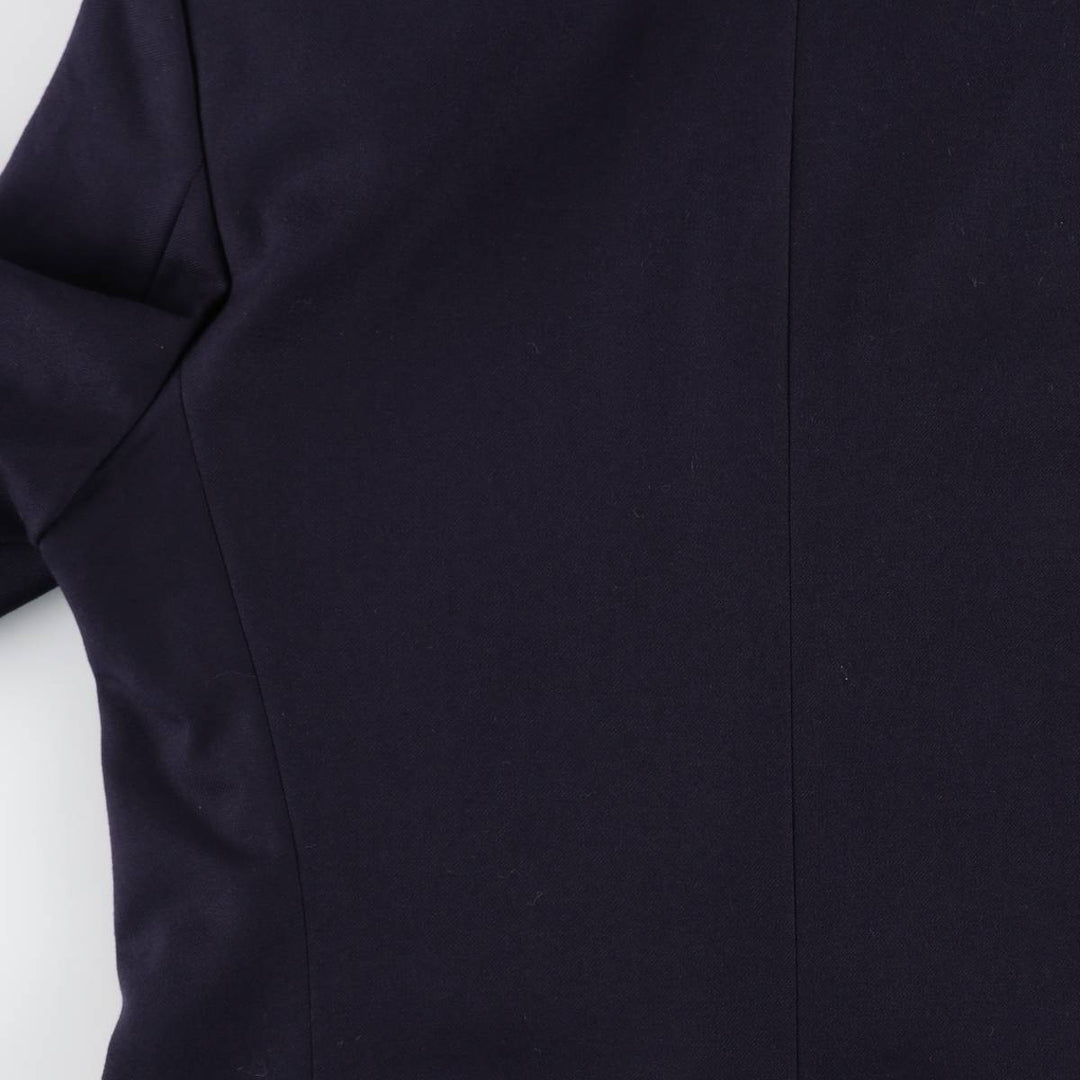 BURTON wool tailored jacket, made in England, men's size M. wool navy blue type Vintage Second Hand