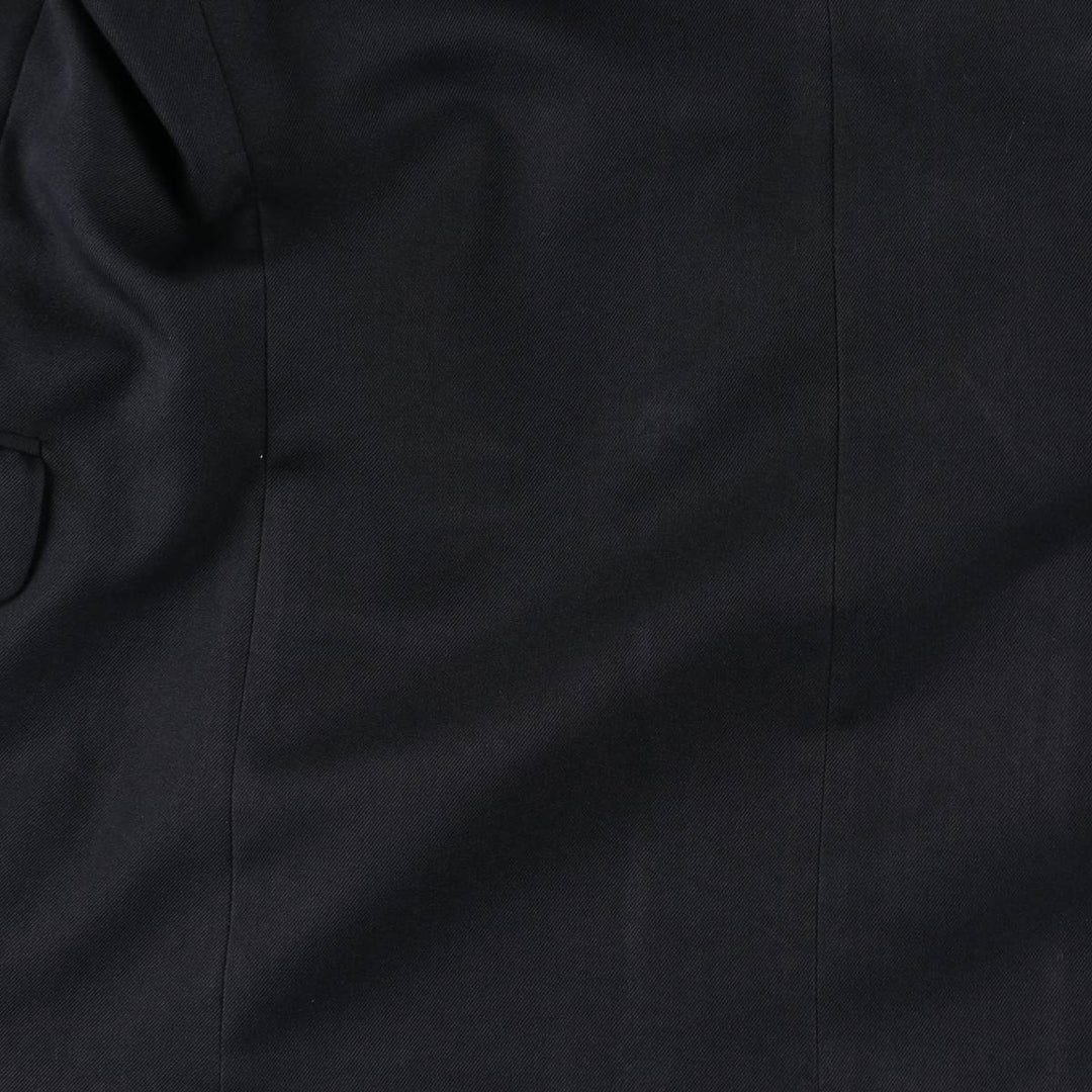 Lincroft Peak Lapel Double-Breasted Blazer Tailored Jacket, Made in England, Men's Size M (approx.) polyester navy blue type Vintage Second Hand