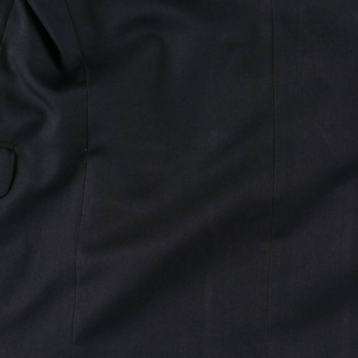 Lincroft Peak Lapel Double-Breasted Blazer Tailored Jacket, Made in England, Men's Size M (approx.) polyester navy blue type Vintage Second Hand