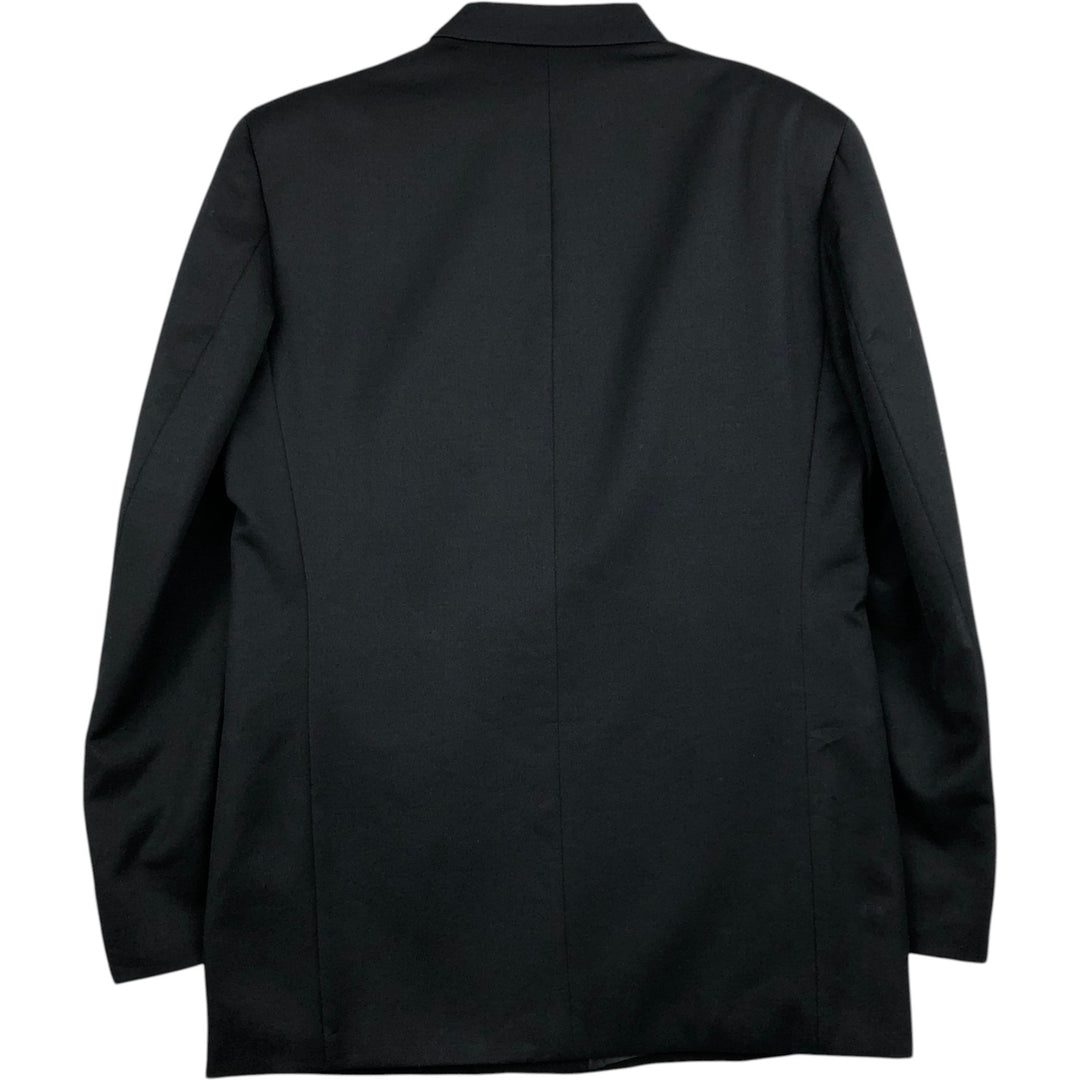 JGChappell Double-breasted peaked lapel navy blazer tailored jacket, made in England, men's size M equivalent. unclear navy blue type Vintage Second Hand