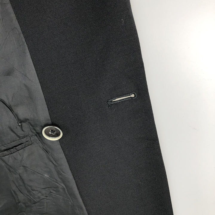 JGChappell Double-breasted peaked lapel navy blazer tailored jacket, made in England, men's size M equivalent. unclear navy blue type Vintage Second Hand