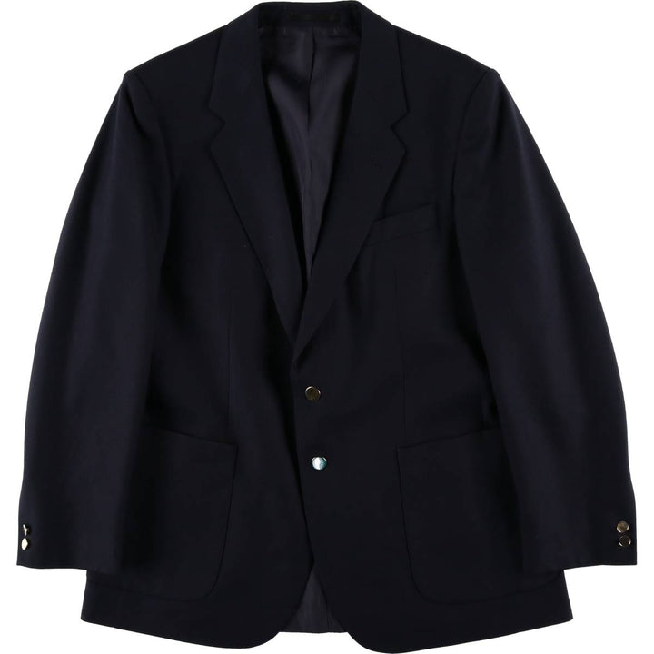St.Michael navy blazer, tailored jacket, men's size L equivalent. wool navy blue type Vintage Second Hand